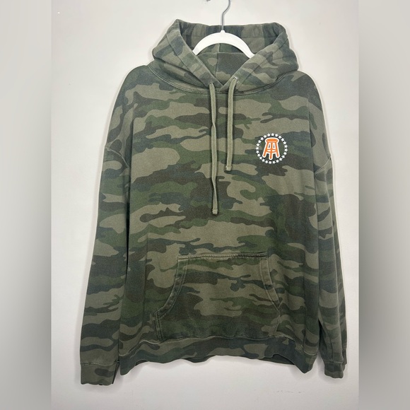 Barstool Sports Camo Hoodie Front Pocket Sweatshirt Outdoor size XL - Picture 2 of 13